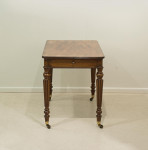 Antique Mahogany Library Table Or Desk, Attributed To Gillows.