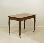 Antique Mahogany Library Table Or Desk, Attributed To Gillows.