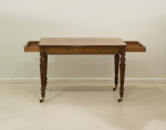 Antique Mahogany Library Table Or Desk, Attributed To Gillows.
