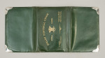 Welsh Rugby Union Ticket, Wallet, 1904 -1905 In Green Leather.