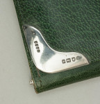 Welsh Rugby Union Ticket, Wallet, 1904 -1905 In Green Leather.