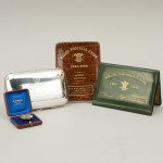 Welsh Rugby Union Ticket, Wallet, 1904 -1905 In Green Leather.