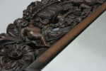 Antique Carved Oak Wall Mirror
