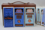 Set Of 37 Bartholomew's Road Maps In Leather Case
