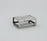 Antique Silver Matchbox Holder With Golfer.