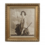 Fishing Print Of Lady Angler