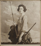 Fishing Print Of Lady Angler
