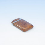 Crock Cigar Case With Silver Rim