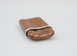 Crock Cigar Case With Silver Rim