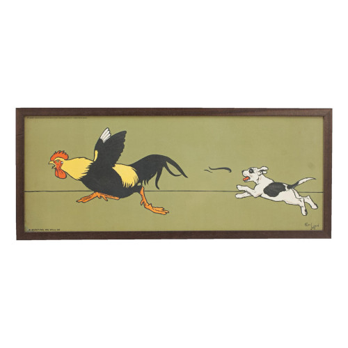 Cecil Aldin Nursery Frieze, A Hunting We Will Go