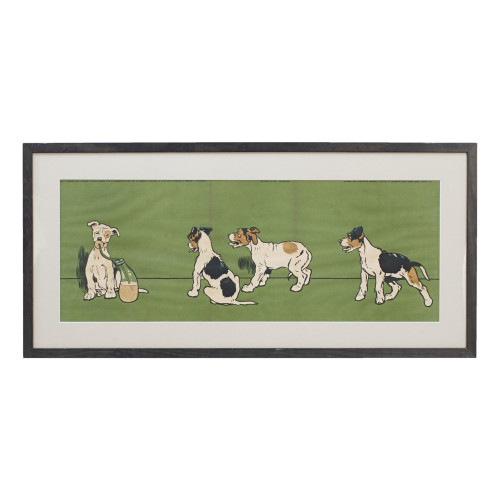 Cecil Aldin Nursery Frieze, You Lucky Dog