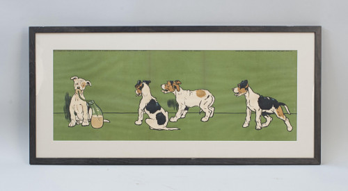 Cecil Aldin Nursery Frieze, You Lucky Dog