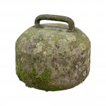 Early Single-soled Curling Stone With Hoop Handle