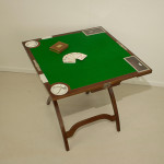 John Bagshaw Folding Games Table, Card Table