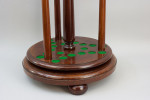 Revolving Mahogany Snooker, Billiard or Pool Cue Rack