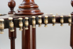 Revolving Mahogany Snooker, Billiard or Pool Cue Rack