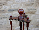 Revolving Mahogany Snooker, Billiard or Pool Cue Rack