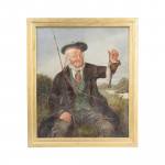 Pair Of Fishing Oil Paintings