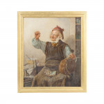 Pair Of Fishing Oil Paintings