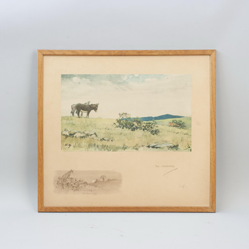 The Informers, Signed Snaffles Fox Hunting Print