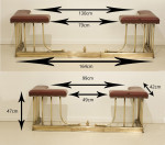 Antique Extending Brass Club Fender
