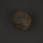 Black Gutta Percha, Mesh Pattern Golf Ball