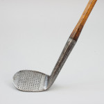 Hickory Shafted Golf Club, Niblick By Anderson