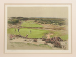 Original Golf Print, C. Aldin, Sunningdale