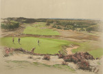Original Golf Print, C. Aldin, Sunningdale