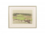 Original Golf Print, C. Aldin, Sunningdale
