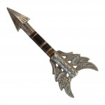 Decorative Silver Scottish Archery Brooch