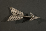 Silver Filigree Arrow Brooch
