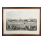Engraving, The Cricket Match, Between Sussex & Kent At Brighton