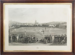 Engraving, The Cricket Match, Between Sussex & Kent At Brighton