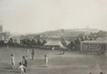 Engraving, The Cricket Match, Between Sussex & Kent At Brighton