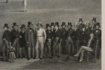 Engraving, The Cricket Match, Between Sussex & Kent At Brighton