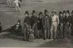 Engraving, The Cricket Match, Between Sussex & Kent At Brighton