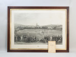 Engraving, The Cricket Match, Between Sussex & Kent At Brighton