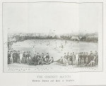 Engraving, The Cricket Match, Between Sussex & Kent At Brighton