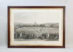 Engraving, The Cricket Match, Between Sussex & Kent At Brighton