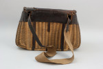 Early Cane And Leather Fishing Creel