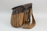 Early Cane And Leather Fishing Creel