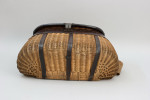 Early Cane And Leather Fishing Creel