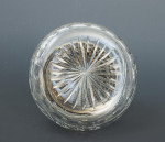 Large Cut Glass Inkwell