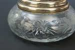 Large Cut Glass Inkwell