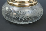 Large Cut Glass Inkwell