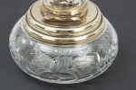 Large Cut Glass Inkwell