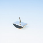 Silver Blotter With Golf Figure