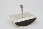 Silver Blotter With Golf Figure