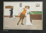 Four Lance Thackeray Billiard Prints, A Billiard Match